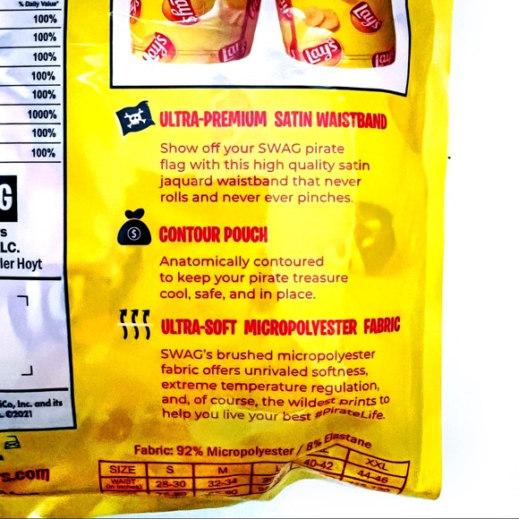 Swag Underwear & Socks Lays Potato Chips Swag Boxer Briefs Chip Bag
